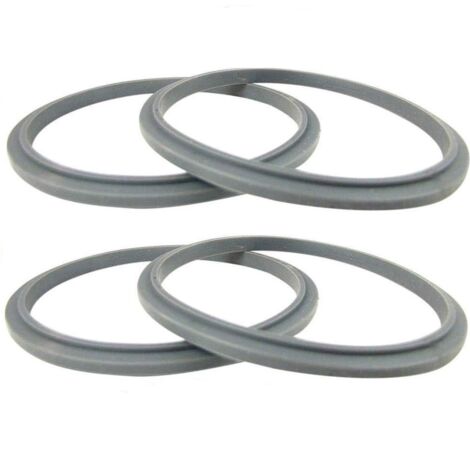 Nutri Juicer Accessories, Nutri Juicer Lid Gasket, Juicer Gasket, White Sealing Ring, for Nutri Home Juicer 600W/900W (4 Pack)