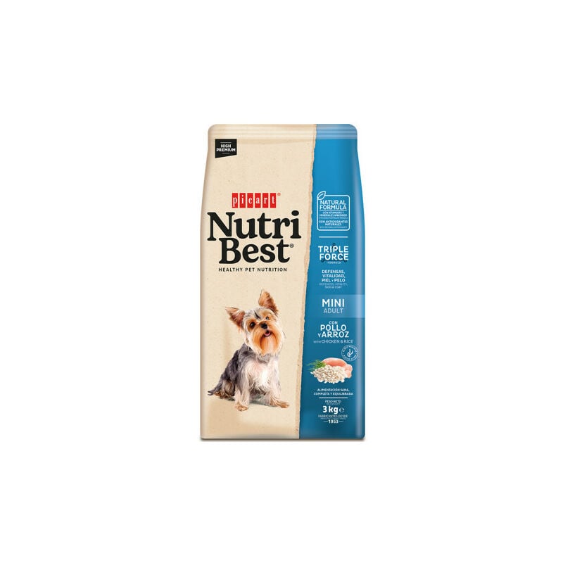 

NutriBest Adult Mini Saco de 3 Kg - Picart