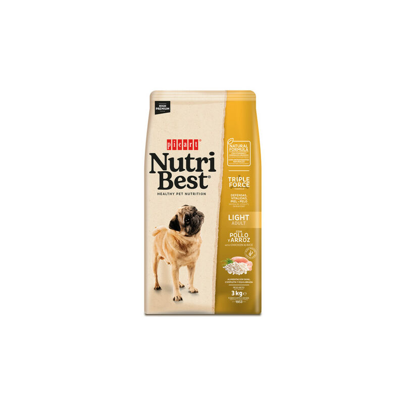 

NutriBest Light Chicken & Rice Saco de 15 Kg - Picart