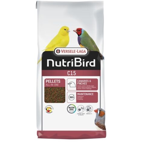 NutriBird C15 Alimento en Pellets Extruidos para Canarios,