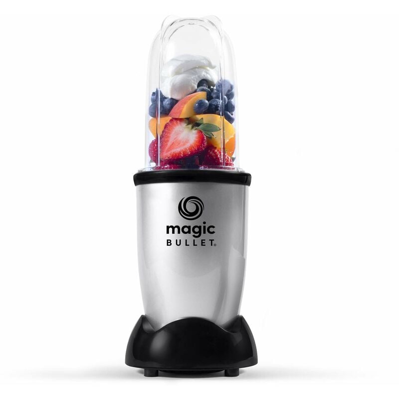 Image of Sodastream - Magic Bullet Mini di nutribullet, Frullatore Elettrico, Frullatore Piccolo, Confezione Base da 3 Pezzi, Potenza 200 Watt, Grigio, MBR03