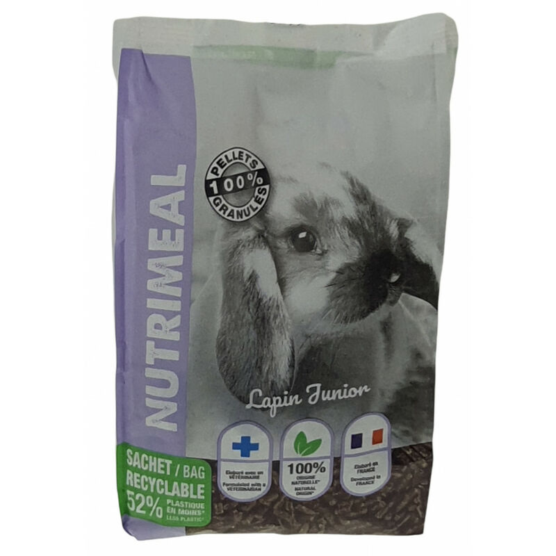 

Animallparadise - Nutrimeal Junior pellets para conejos - 800g.