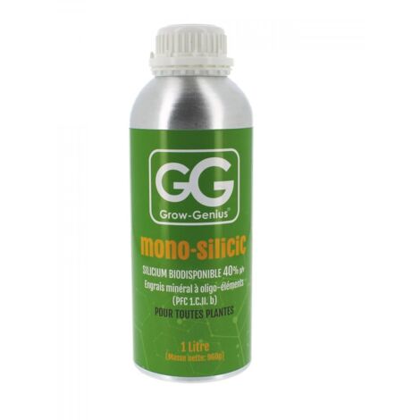 Nutriment silicium à action ultra rapide Mono-Silicic 40% - 1 litre
