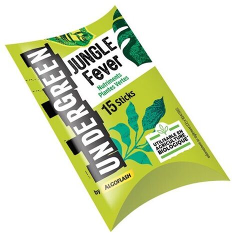 Nutriments Jungle Fever - UNDERGREEN - Plantes vertes - 15 bâtonnets