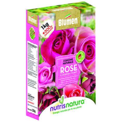 NUTRIS CONCIME NATURALE ROSE 1,2 KG