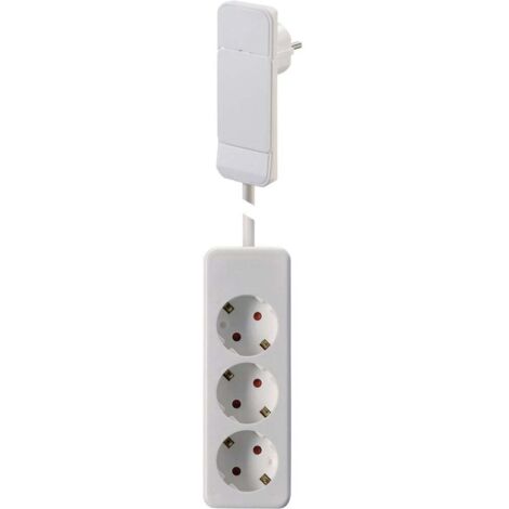 NVB 104556 Multipresa Bianco Spina piatta 1 pz.