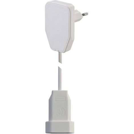 NVB 104573 Alimentazione Prolunga Bianco 0.80 m H03VVH2-F 2X 0,75 mm²