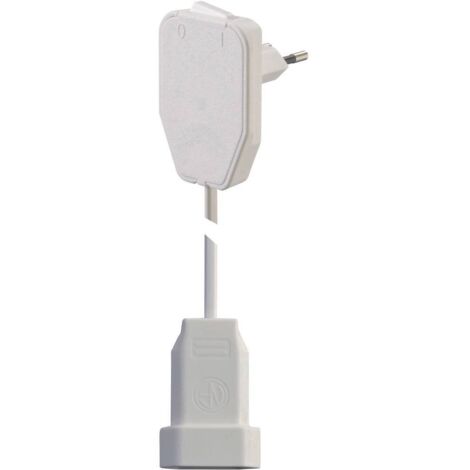NVB 104580 Alimentazione Prolunga Bianco 3.00 m H03VVH2-F 2X 0,75 mm² con interruttore intermedio