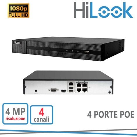 NVR 4CH IP POE 4MP