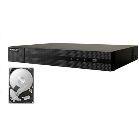 NVR 8 CANALI HIKVISION IP ONVIF 8 MPX H265+ 4K P2P HWN-4108MH AI 1 TB