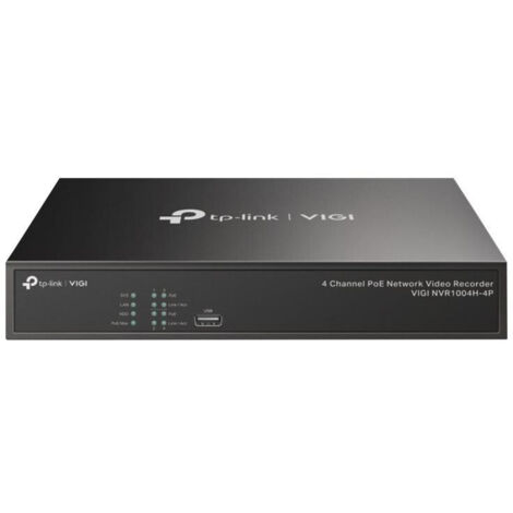 NVR VIGI TP-LINK VIGI NVR1004H-4P 04ch PoE BAY 1HDD H265+
