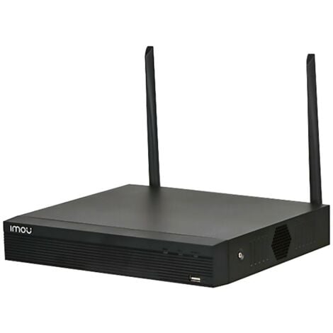 NVR WiFi 4 canali 2 Megapixel, predisposizione HDD fino a 8TB, uscita video HDMI e VGA, portata Wi-Fi fino a 100mt in campo aperto - IMOU NVR1104HS-W-S2-CE-IM