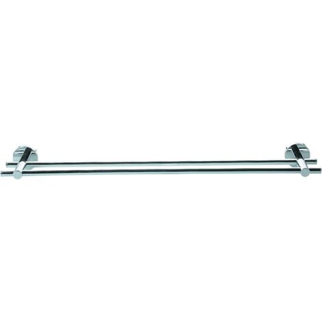 nwb Badetuchstange doppelt Pro 020 chrom, mit Befestigungstechnik zum Kleben