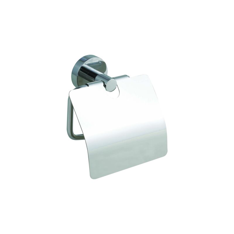 Nie Wieder Bohren - nwb Papierrollenhalter Pro 020 P02236 chromé , avec chromé fixation pour collage