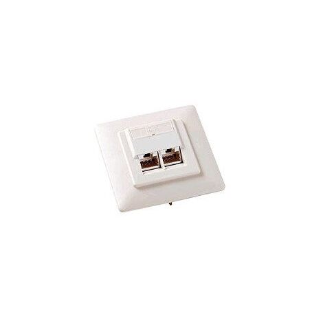 NWK ZUB DOSE CAT.5E UP 2XRJ-45 EQUIP BLANC 125725