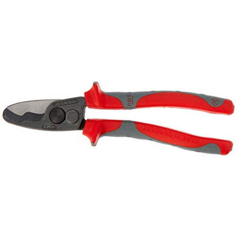 NWS 043-69-210-SB COUPE-CÂBLE EN AUTO-EMBALLAGE, ARGENT/ROUGE, 210 MM