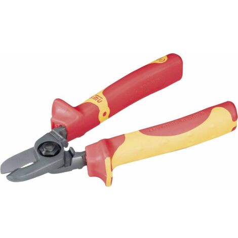 NWS 043-69-VDE-160 Pince coupe-câbles VDE Adapté pour (technique d'isolation) câbles en alu et en cuivre, à 1 ou plusie