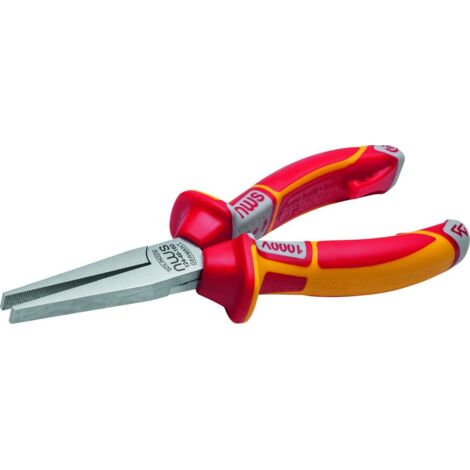 nws-124-49vde-160-alicate boca plana larga serie 49 vde largo 160 mm