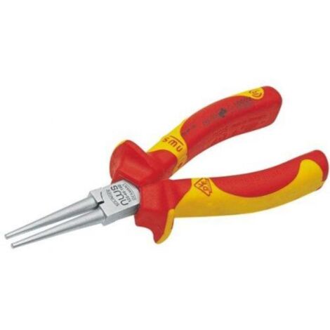 NWS 125-49VDE-160 ALICATE BOCA REDONDA LARGA SERIE 49 VDE LARGO 160 MM