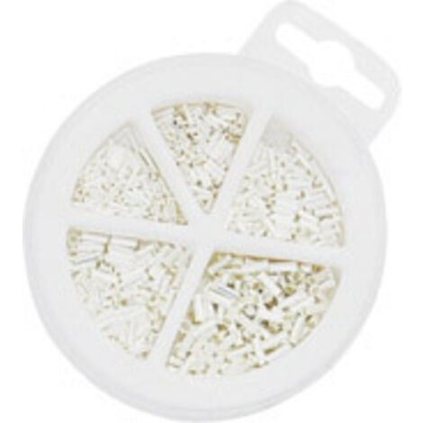 NWS 144-BS-500 Aderendhülsen-Sortiment 0.5 mm², 0.75 mm², 1 mm², 1.5 mm², 2.5 mm² Unisoliert Silber