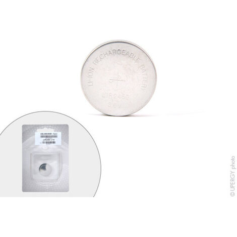 NX - Accus bouton Lithium LIR2450 3.6V 120mAh