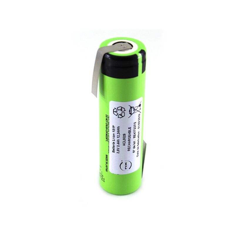 

Acumuladores de Litio-ión 1x 18650 1S1P ST1 3.7V 3400mAh HBL - NX