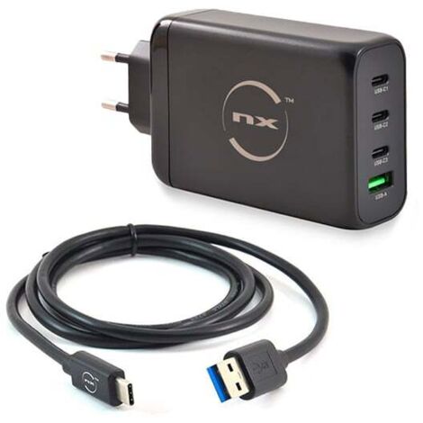 NX - Adaptateur secteur EU 130W + Câble USB vers USB C