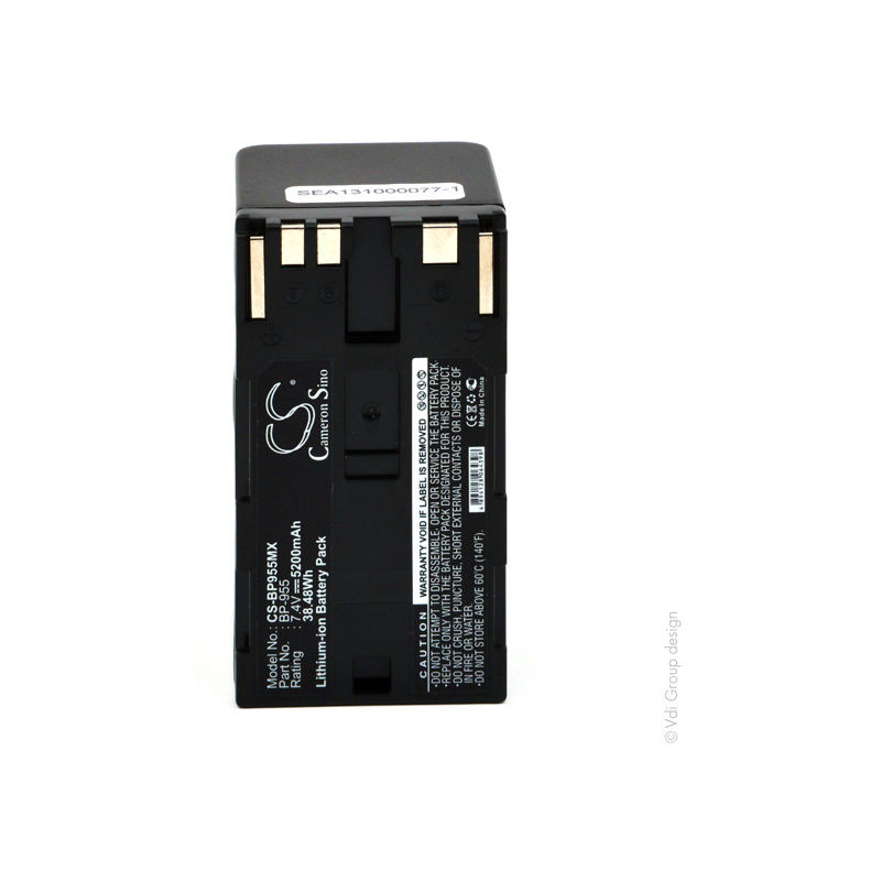 

Batería cámara de video 7.4V 5200mAh - BP-955 ; VML9024 - NX