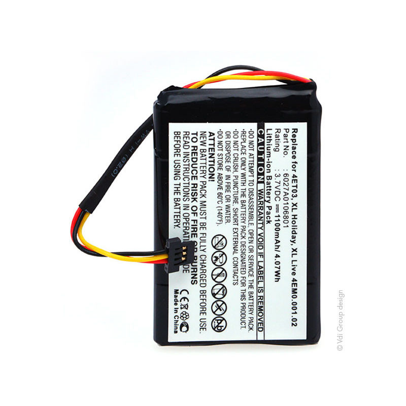 

NX - Batería GPS 3.7V 1100mAh - 6027A0106801