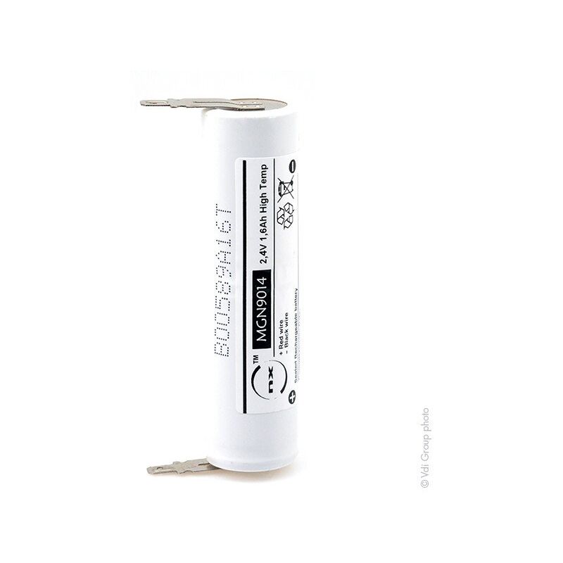 

Batería iluminación emergencia 2xSC ST4 Faston 4.8mm & 2.8mm 2.4V 1.6Ah - NX