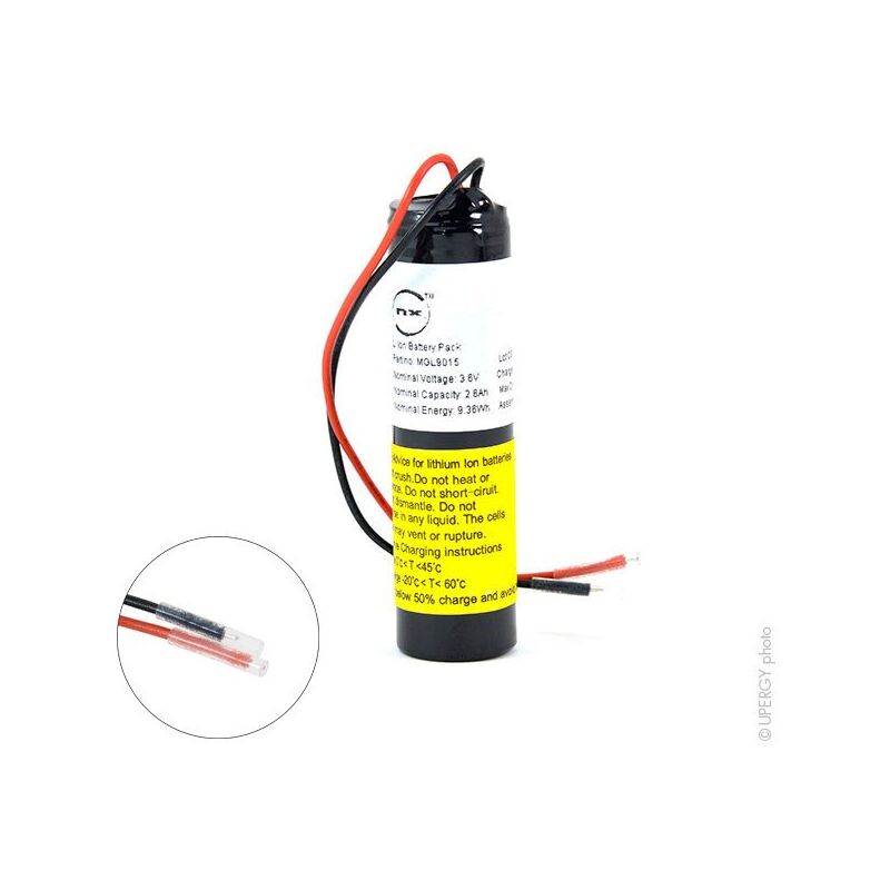 

Batería Li-Ión 1S1P ICR18650-26J + PCM (9.36Wh) 3.6V 2.6Ah - NX