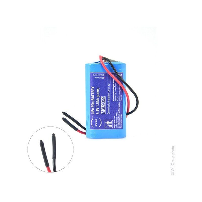 

Batería Litio Hierro Fosfato 2S1P IFR18650 + PCM (9.6Wh) 6.4V 1.5Ah - NX