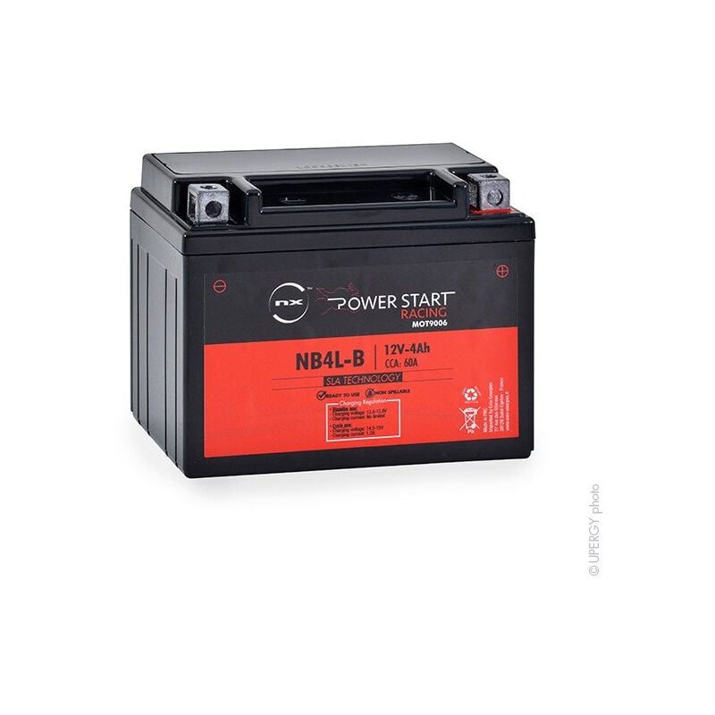 

Batería moto YB4L-B / YB4L-A / NB4L-B 12V 4Ah - NX