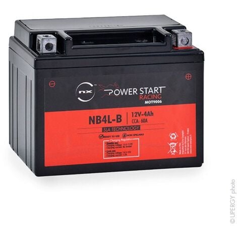 NX - Batería moto YB4L-B / YB4L-A / NB4L-B 12V 4Ah