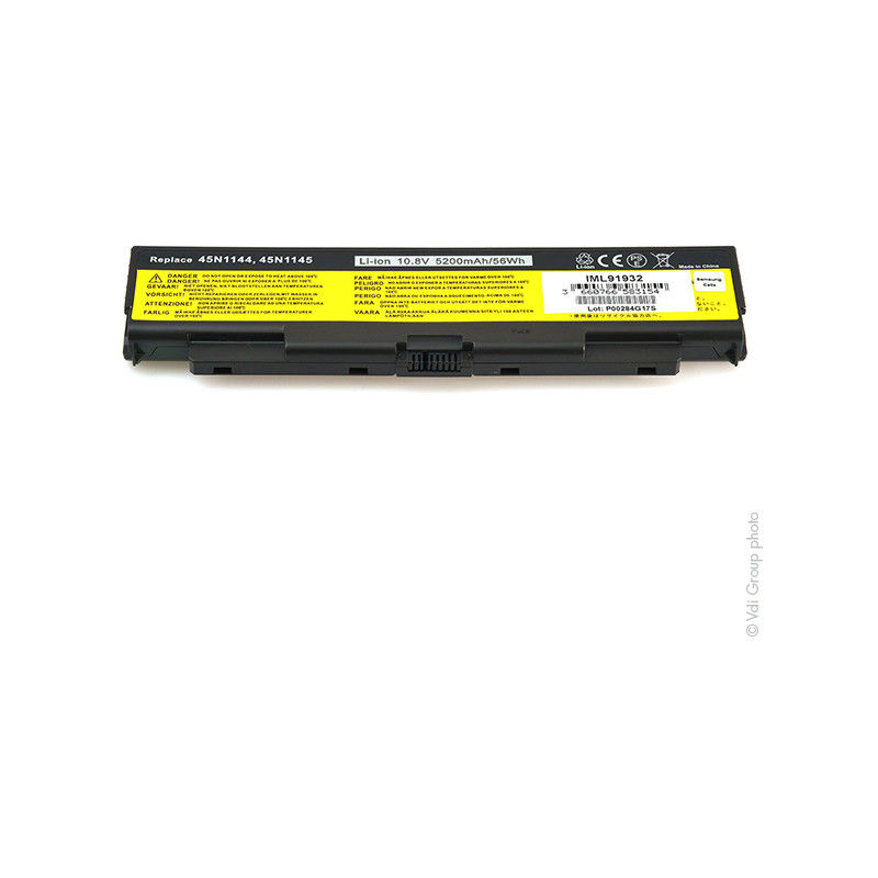 

Batería ordenador portátil 10.8V 5200mAh - 0C52861 ; 45N1160 ; 45N1736 ; 45 - NX