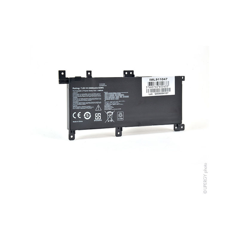 

Batería ordenador portátil 7.6V 5000mAh - C21N1509 - NX