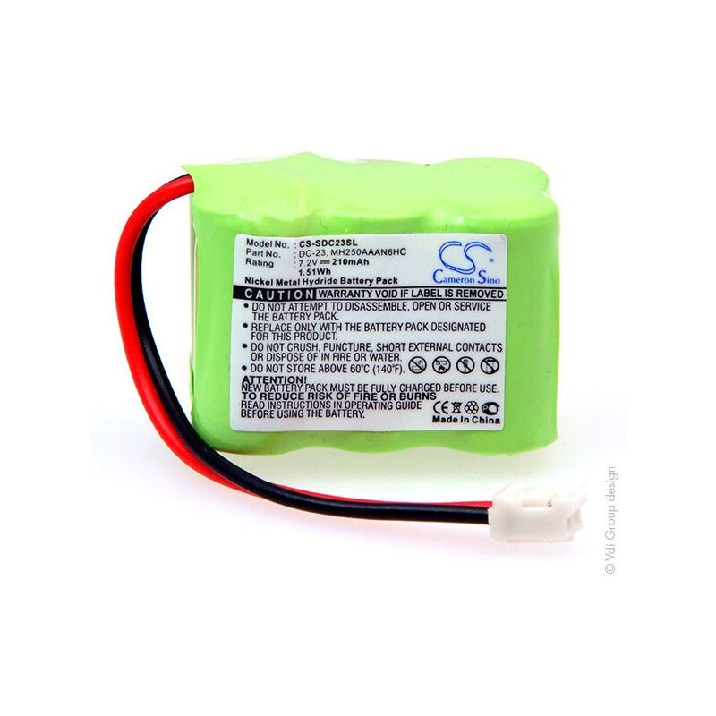 

Batería para collar antiladrido para perros 7.2V 210mAh - NX