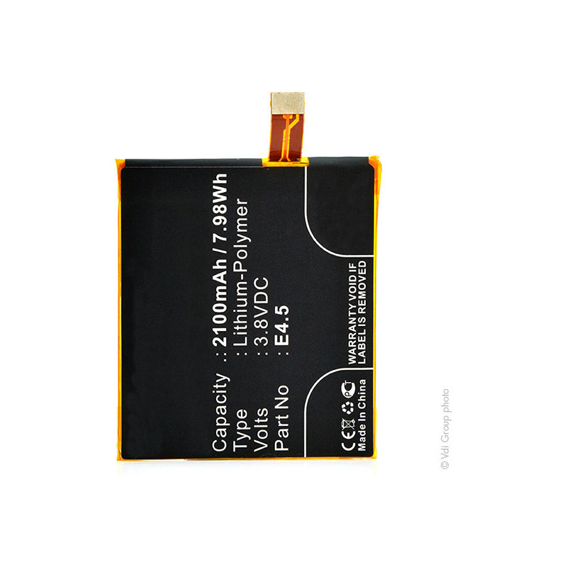 

Batería smartphone 3.8V 2100mAh - E4.5 - NX