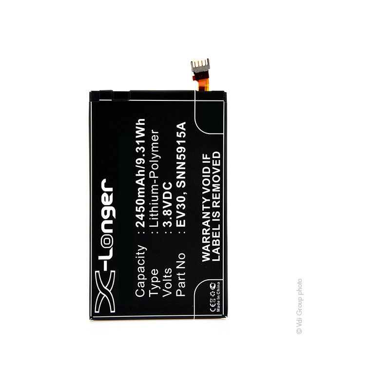 

Batería smartphone 3.8V 2450mAh - EV30 ; SNN5915A ; SNN5915B - NX