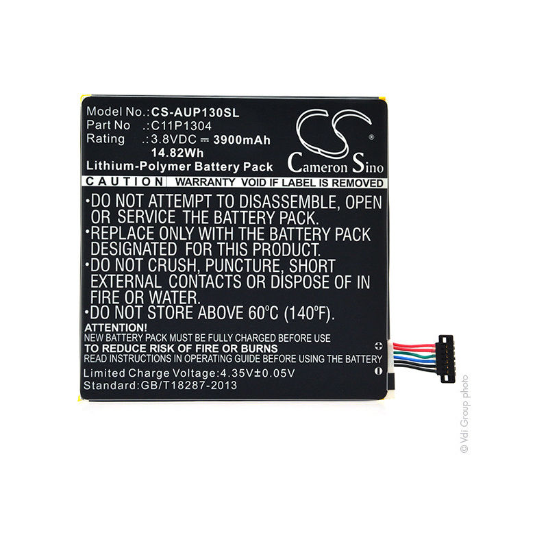 

Batería tablet 3.8V 3900mAh - C11P1304 ; C11PN51 ; C11PN9H ; 0B200-00800000 - NX