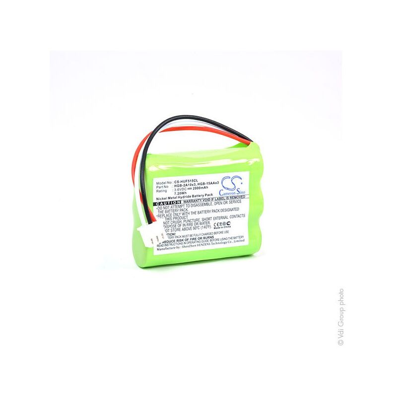 

Batería teléfono fijo 3.6V 2000mAh - BTR2260B ; HGB-15AAX3 ; HGB-2A10 ; HGB - NX