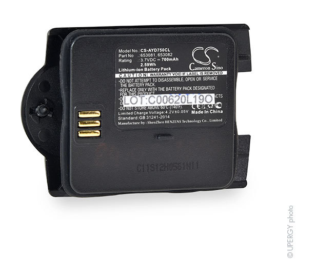 

NX - Batería teléfono fijo 3.7V 700mAh - 653081 ; 653082 ; BKBNB 220 21/1