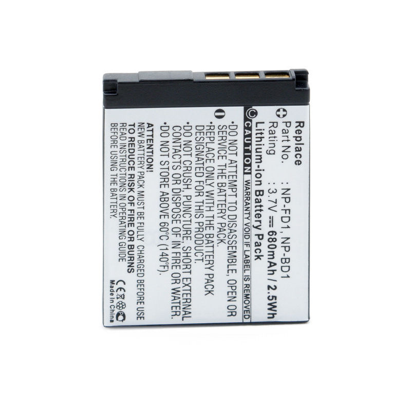 

NX - Baterías cámara de fotos 3.6V 680mAh - NP-BD1 ; NPBD1 ; NPFD1 ; NP-FD1