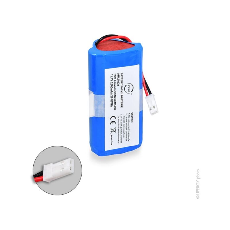 NX - Batterie aspirateur compatible Ecovacs 11.1V 2600mAh - CEN250/ML009ICR1865