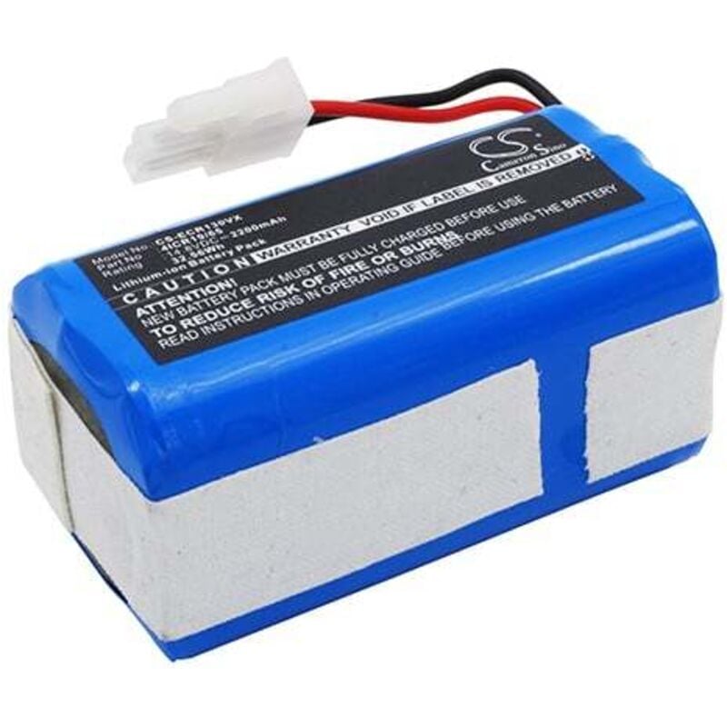 NX - Batterie aspirateur compatible Ecovacs 14.8V 2200mAh - INR18650-M26-4S1P