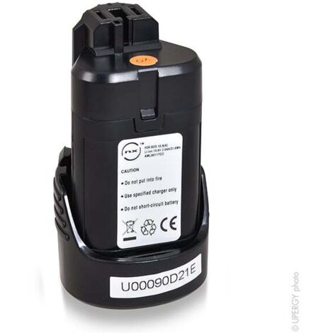 NX – Batterie compatible Bosch 10.8V 2Ah – Lithium-ion 168g – Performance optimale pour outils électriques – Garantie 2 ans