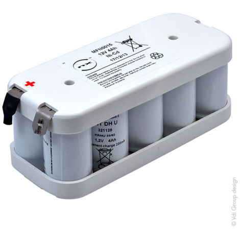 NX - Batterie eclairage secours 10x D VNTD 10S1P ST2 12V 4.2Ah