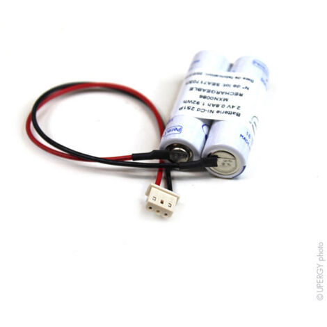 NX - Batterie eclairage secours 2x AA HT 2S1P ST1 2.4V 800mAh Molex