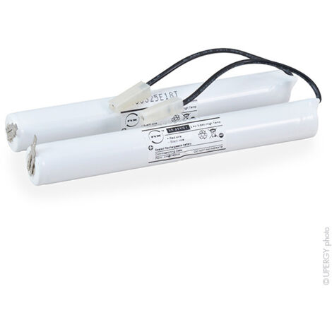 NX - Batterie eclairage secours 2x18700 + 2x18700 ST4 + Faston 2.8mm 4.8V 3.8Ah
