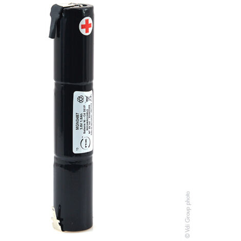 NX - Batterie eclairage secours 3x SC VNT 3S1P ST4 3.6V 1600mAh Faston 2.8mm